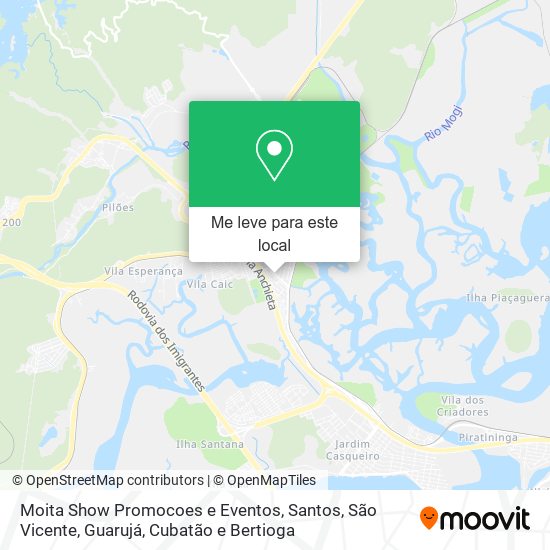 Moita Show Promocoes e Eventos mapa