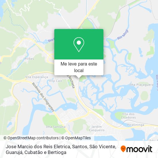 Jose Marcio dos Reis Eletrica mapa