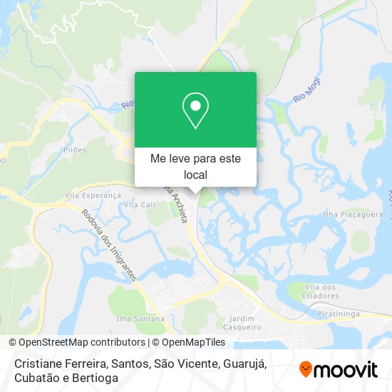 Cristiane Ferreira mapa