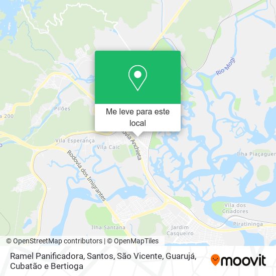 Ramel Panificadora mapa