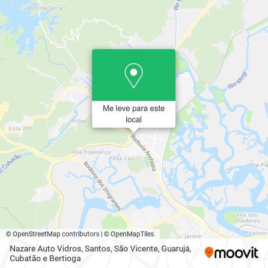 Nazare Auto Vidros mapa