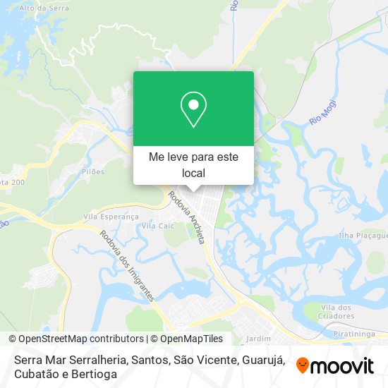 Serra Mar Serralheria mapa