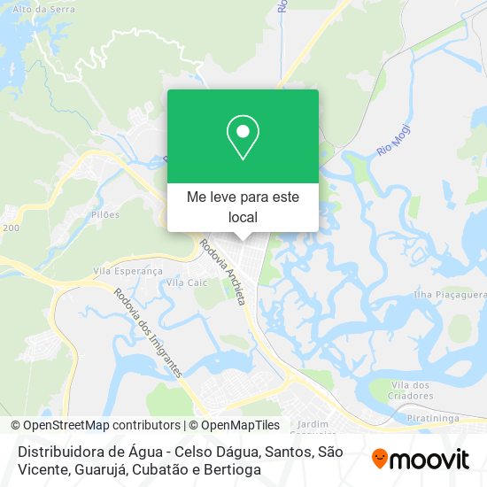 Distribuidora de Água - Celso Dágua mapa