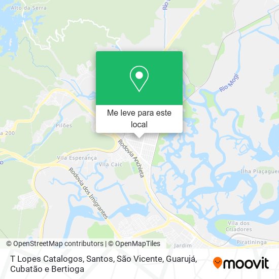 T Lopes Catalogos mapa