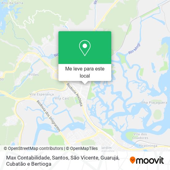 Max Contabilidade mapa