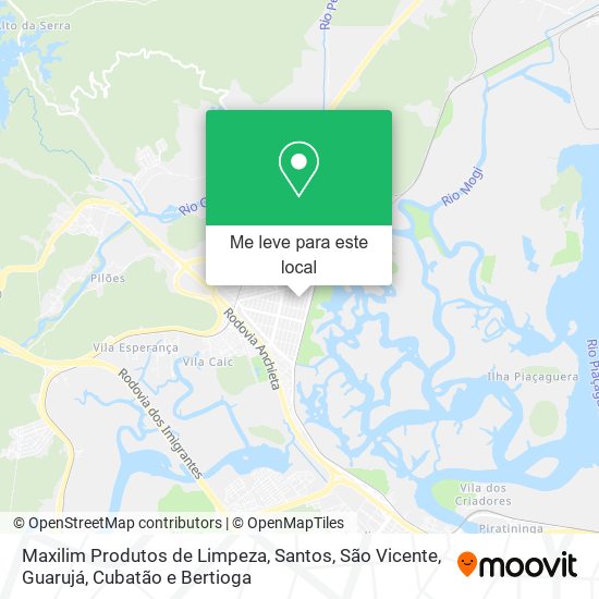 Maxilim Produtos de Limpeza mapa