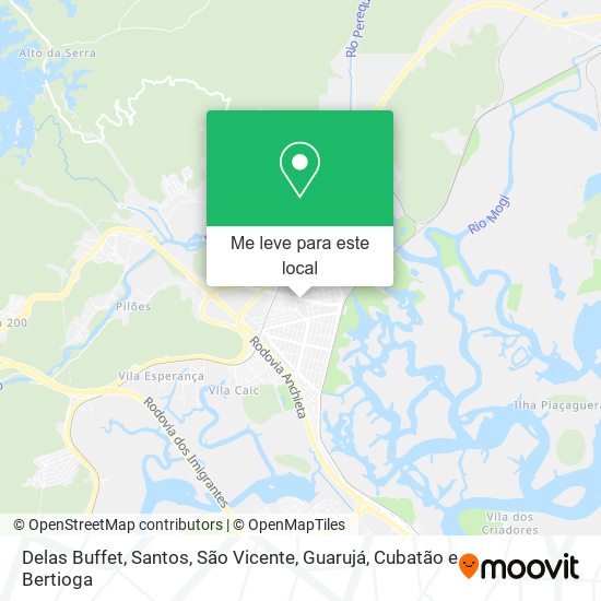 Delas Buffet mapa