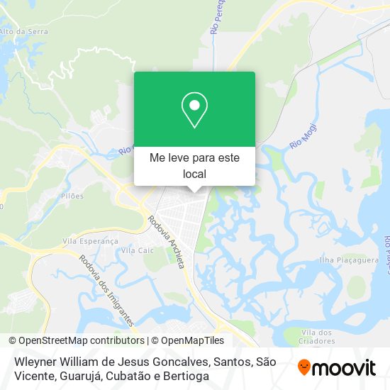 Wleyner William de Jesus Goncalves mapa
