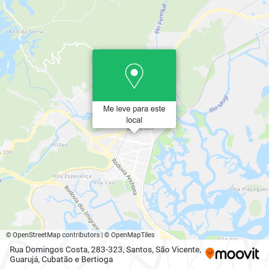 Rua Domingos Costa, 283-323 mapa