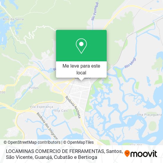 LOCAMINAS COMERCIO DE FERRAMENTAS mapa