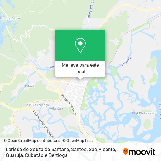 Larissa de Souza de Santana mapa