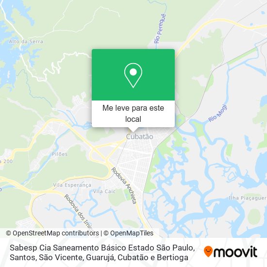 Sabesp Cia Saneamento Básico Estado São Paulo mapa