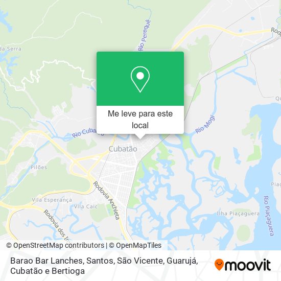 Barao Bar Lanches mapa