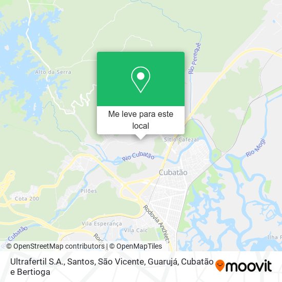 Ultrafertil S.A. mapa