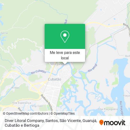 Diver Litoral Company mapa