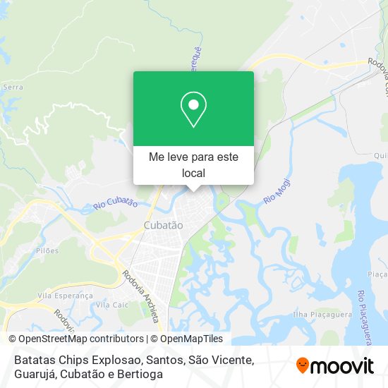 Batatas Chips Explosao mapa