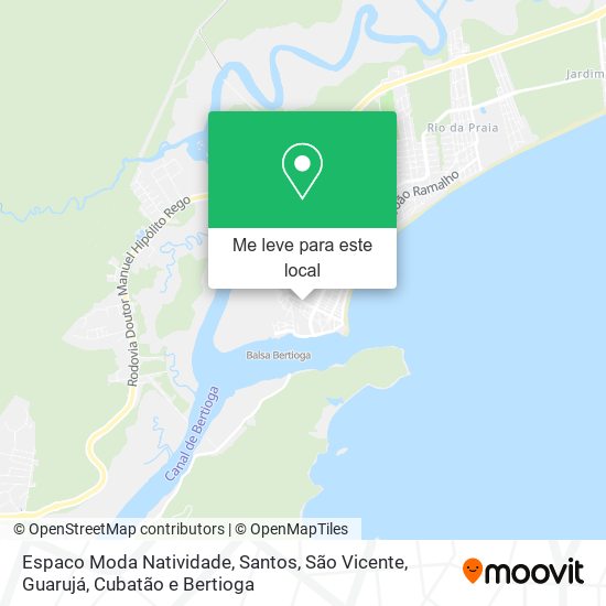Espaco Moda Natividade mapa
