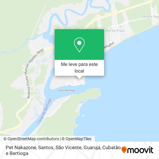 Pet Nakazone mapa