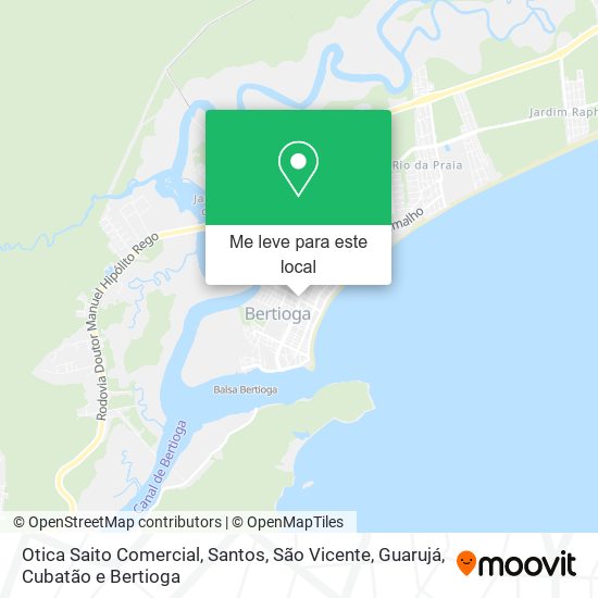 Otica Saito Comercial mapa