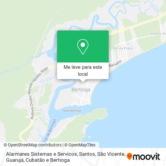 Alarmares Sistemas e Servicos mapa