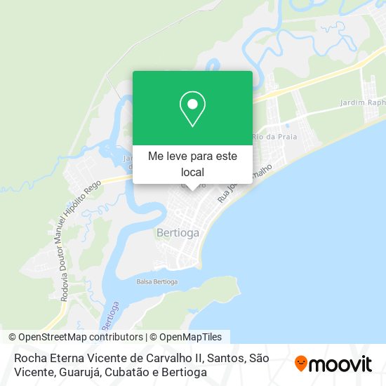 Rocha Eterna Vicente de Carvalho II mapa