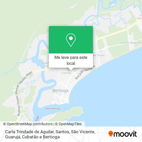 Carla Trindade de Aguilar mapa
