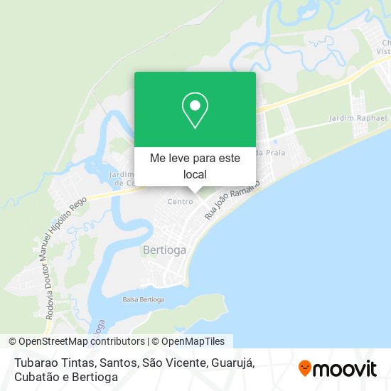 Tubarao Tintas mapa