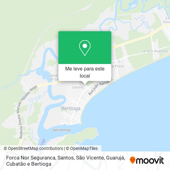 Forca Nor Seguranca mapa