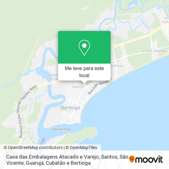 Casa das Embalagens Atacado e Varejo mapa