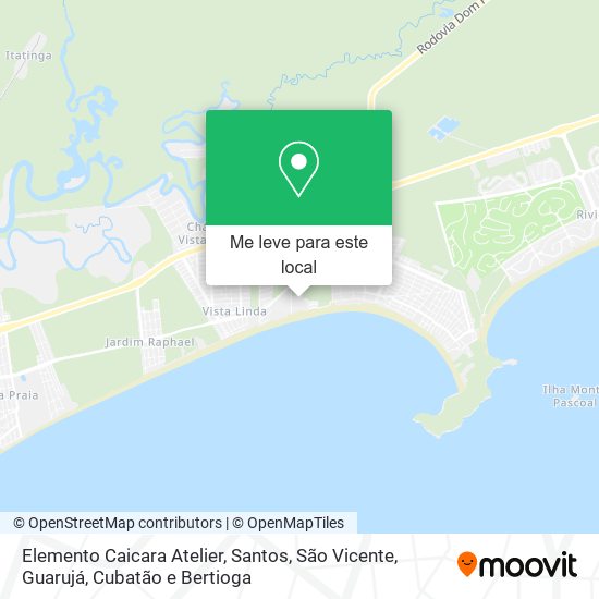 Elemento Caicara Atelier mapa