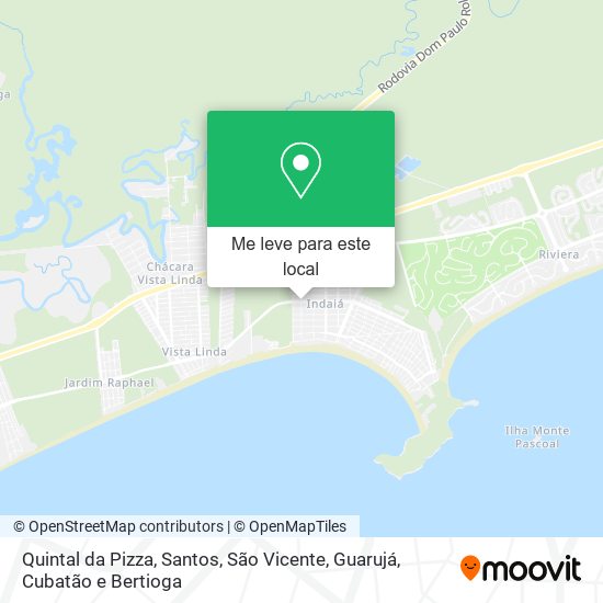 Quintal da Pizza mapa