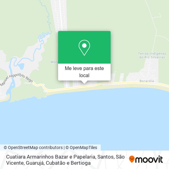 Cuatiara Armarinhos Bazar e Papelaria mapa