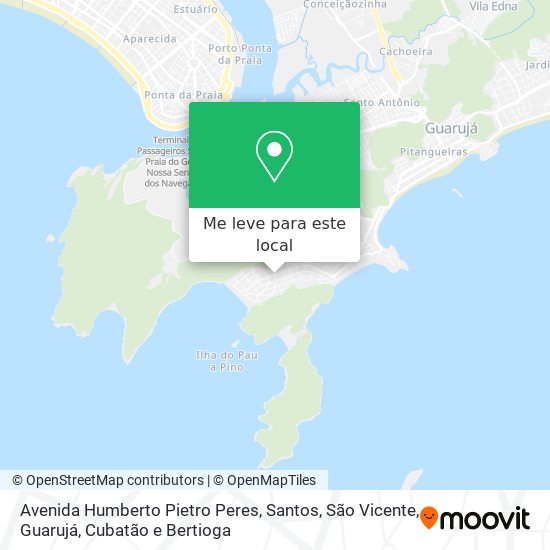 Avenida Humberto Pietro Peres mapa