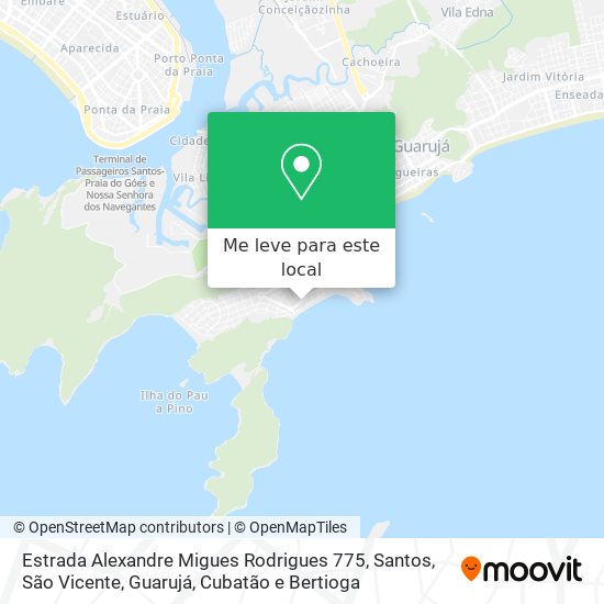 Estrada Alexandre Migues Rodrigues 775 mapa