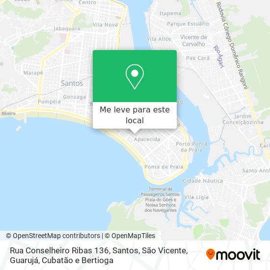 Rua Conselheiro Ribas 136 mapa