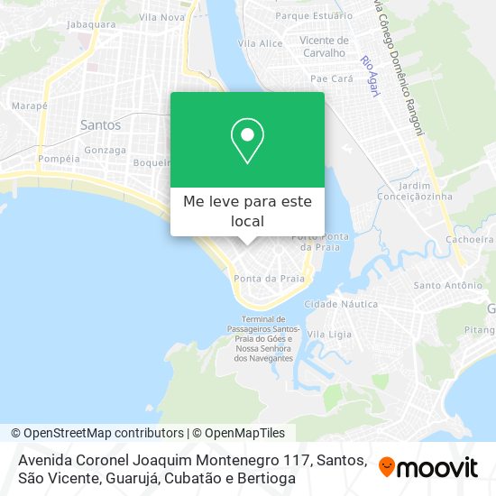 Avenida Coronel Joaquim Montenegro 117 mapa