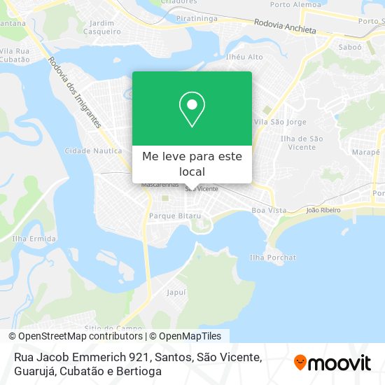 Rua Jacob Emmerich 921 mapa