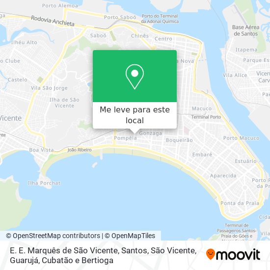 E. E. Marquês de São Vicente mapa