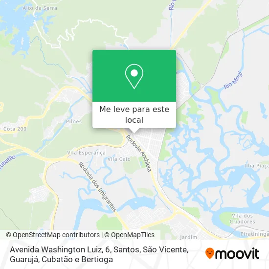 Avenida Washington Luiz, 6 mapa