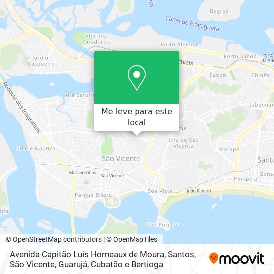 Avenida Capitão Luís Horneaux de Moura mapa