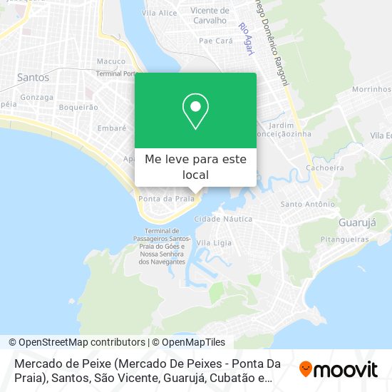 Mercado de Peixe (Mercado De Peixes - Ponta Da Praia) mapa