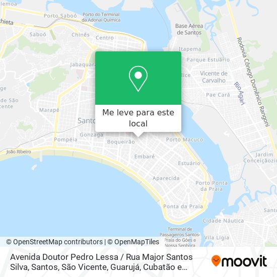 Avenida Doutor Pedro Lessa / Rua Major Santos Silva mapa