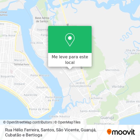Rua Hélio Ferreira mapa
