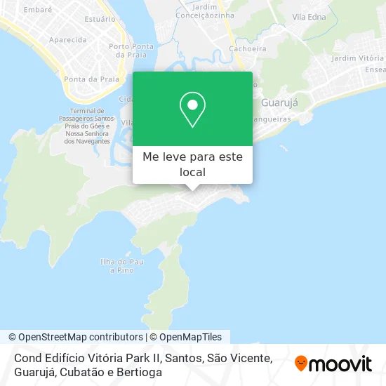 Cond Edifício Vitória Park II mapa