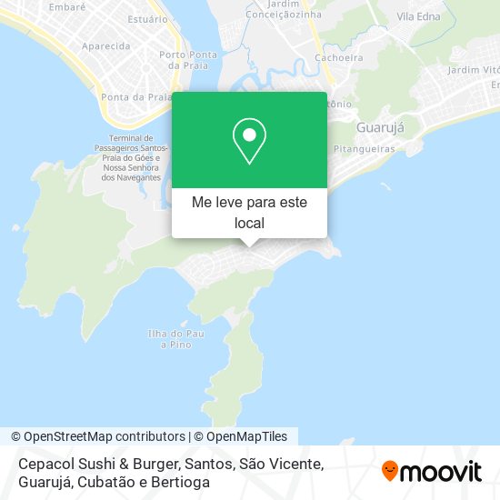 Cepacol Sushi & Burger mapa