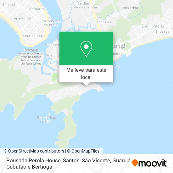 Pousada Pérola House mapa