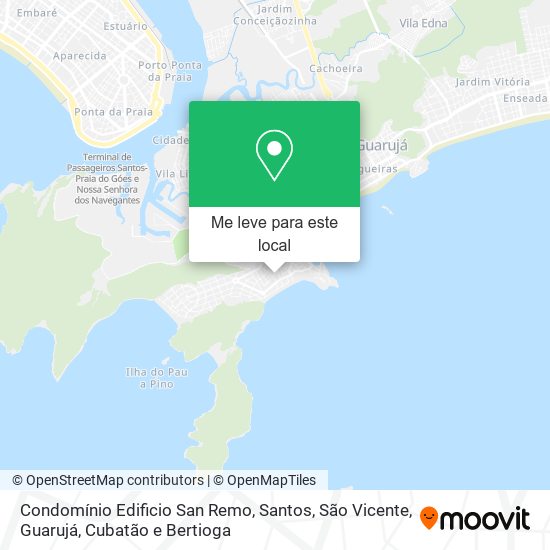 Condomínio Edificio San Remo mapa