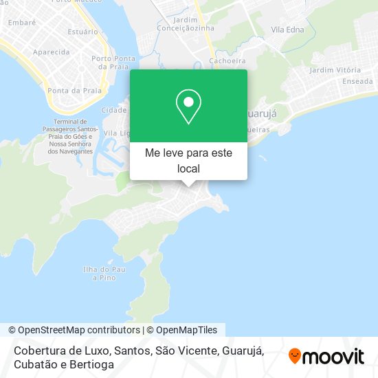 Cobertura de Luxo mapa