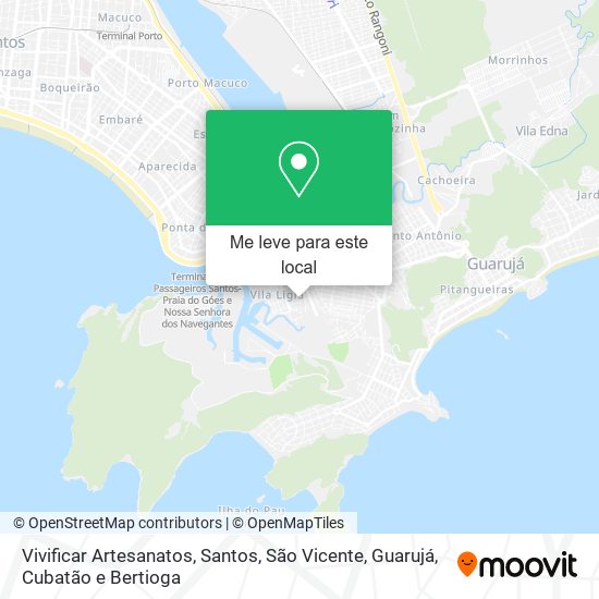 Vivificar Artesanatos mapa