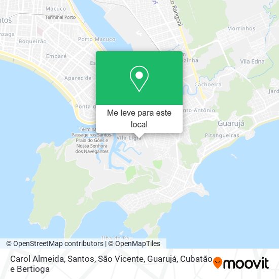 Carol Almeida mapa